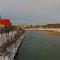 GER(AUT) Laufen & Oberndorf b.S. [Salzach] {-7c} from Staatsbruecke Panorama by KWOT